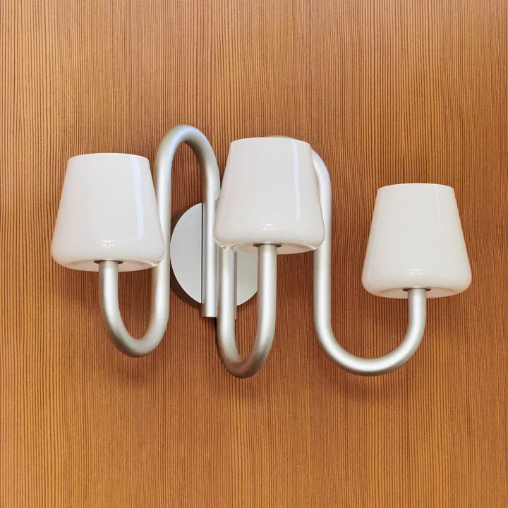 HAY - Apollo Sconce, white opal glass