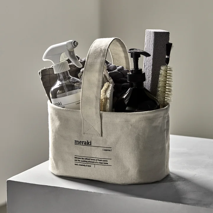 Meraki - Clean Basket, 25 x 1 6. 5 cm, white