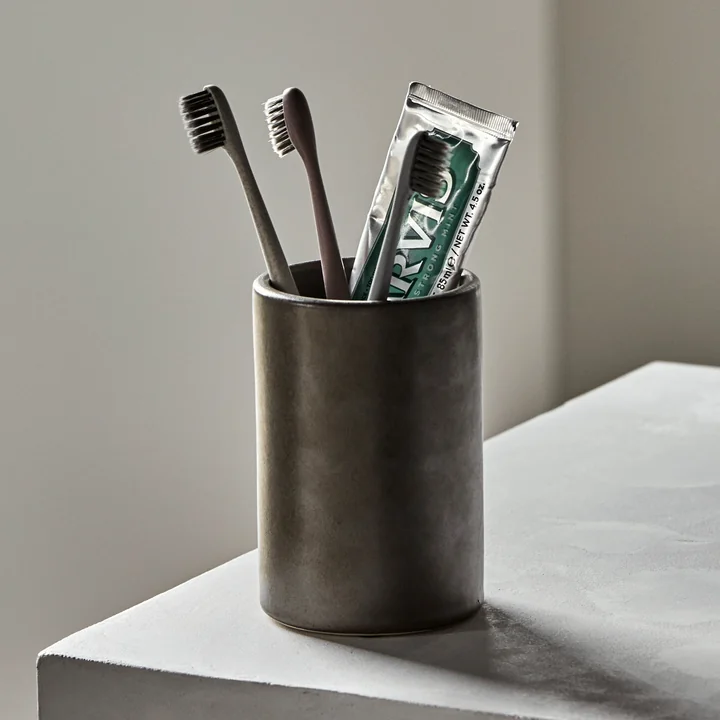 Meraki - Datura Storage, Ø 8 x 12 cm, dark gray