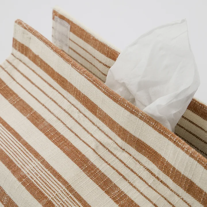 Meraki - Tissue Handkerchief box, 24 x 1 2. 5 x 13 cm, terracotta