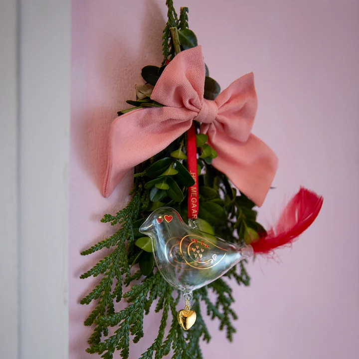 Holmegaard - Ann-Sofi Romme Christmas Bird, small / clear (2025)