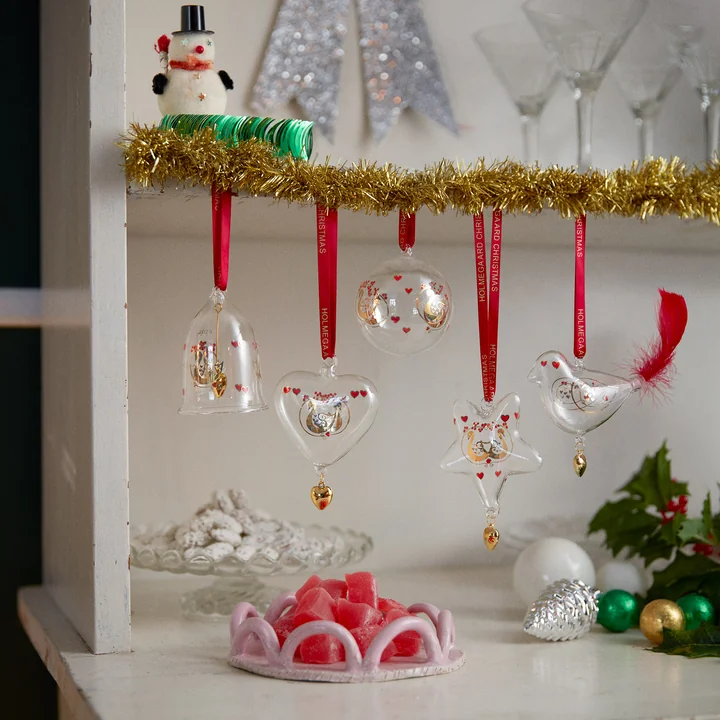 Holmegaard - Ann-Sofi Romme Christmas Bird, small / clear (2025)