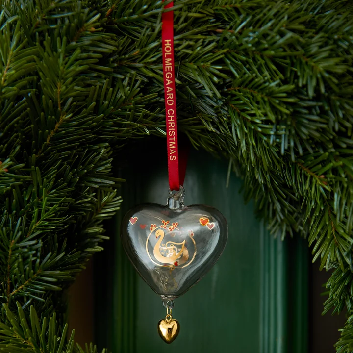 Holmegaard - Christmas heart 2025 Ann-Sofi Romme small, clear