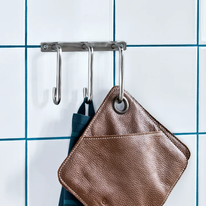 House Doctor - Welo Wall hook, brushed silver finish