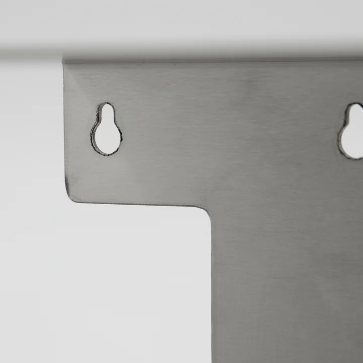 House Doctor - Book Wall shelf, L 32 cm, brushed silver finish