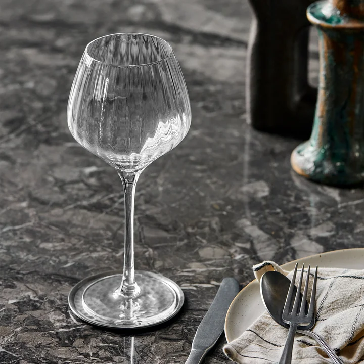 House Doctor - Rill red wine glass, clear