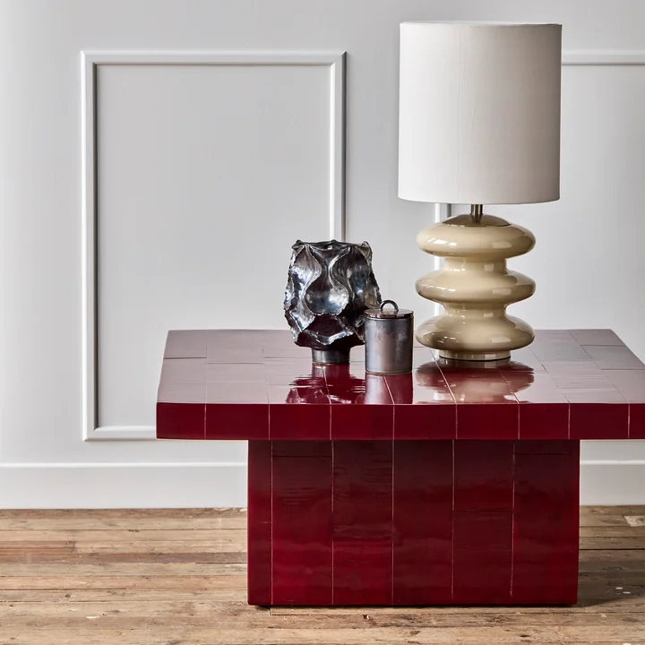 House Doctor - Brick Coffee table, 100 x 100 cm, red