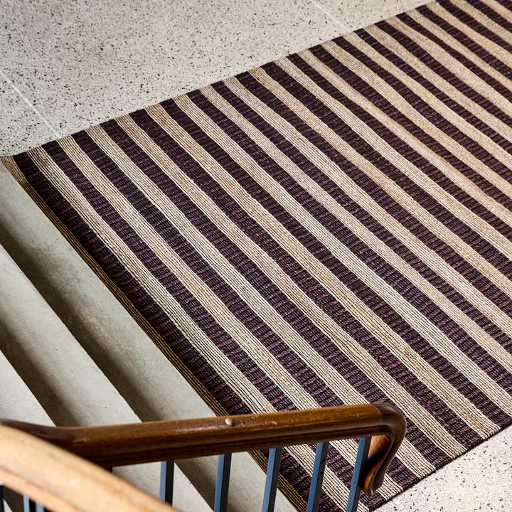 House Doctor - Block Rug, 200 x 300 cm, nature / brown