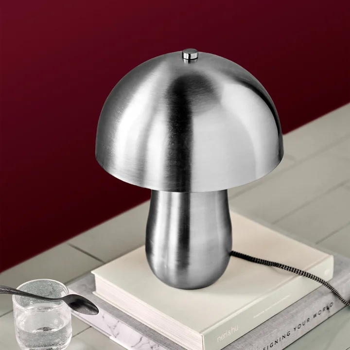 House Doctor - Roomie Table lamp, brushed silver finish