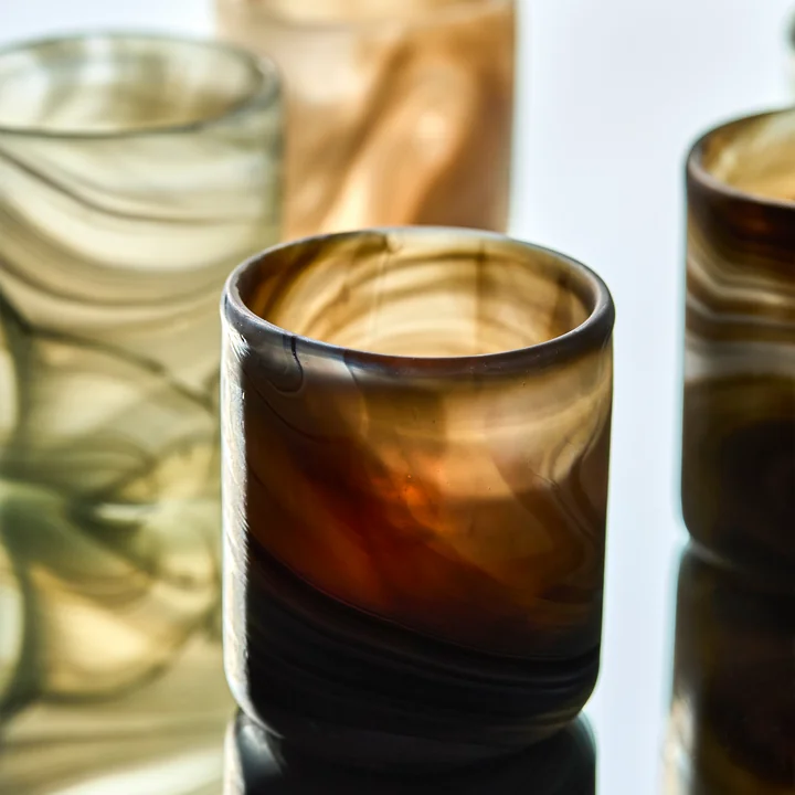 House Doctor - Kae tea light holder, brown