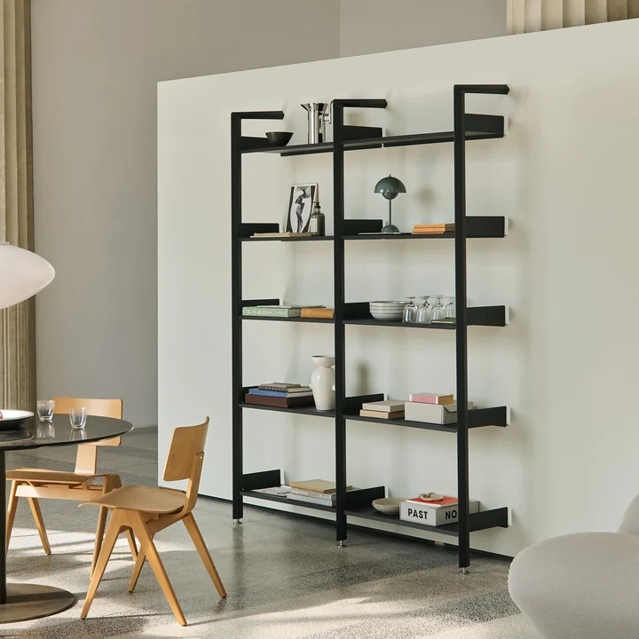 & Tradition - Rombe configuration A IF1 & IF4 Shelf, anthracite / shelves anthracite