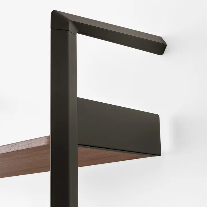 & Tradition - Rombe shelf, walnut veneer anthracite