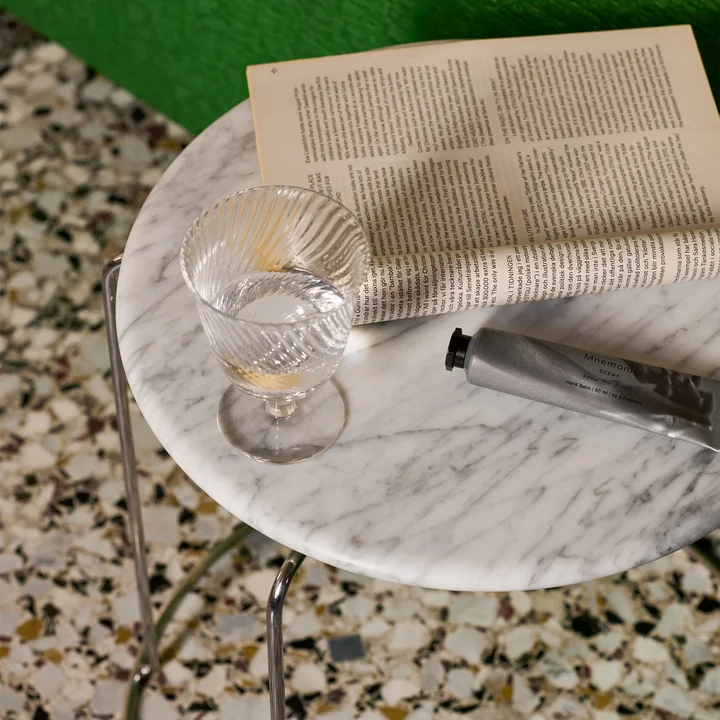 & Tradition - Wire VP11 table top, Ø 38 cm, marble (Bianco Carrara)