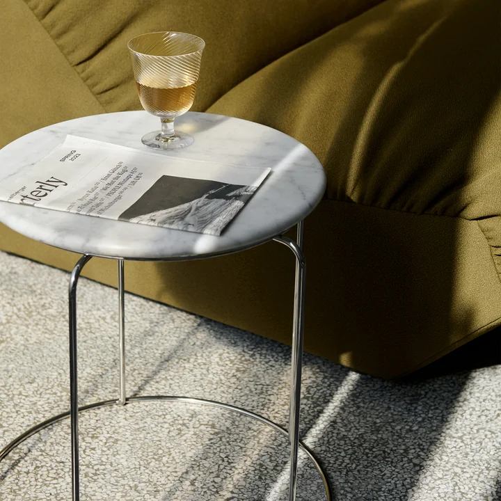 & Tradition - Wire VP11 table top, Ø 38 cm, marble (Bianco Carrara)