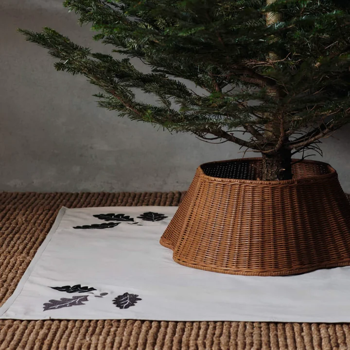 Ferm Living - Braided Christmas tree border, natural