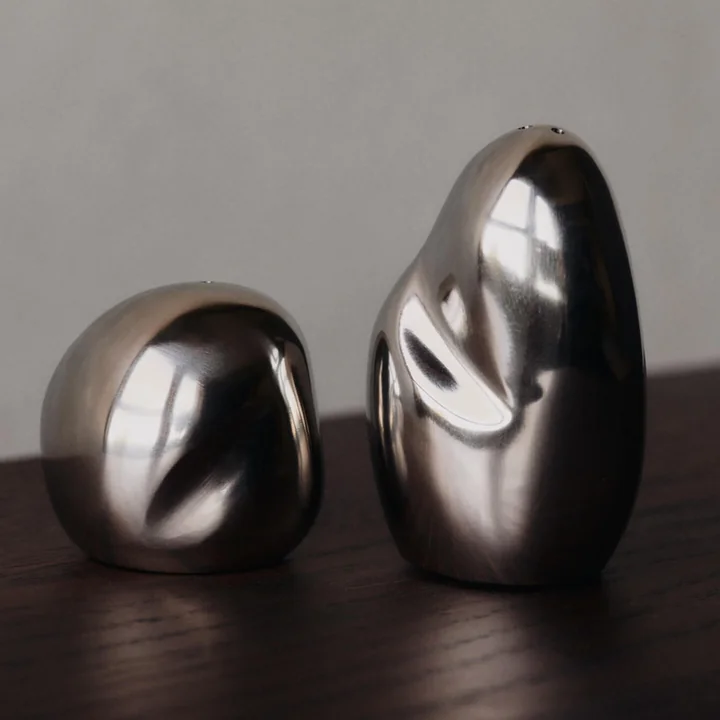 Ferm Living - Orevo Salt and pepper shaker, stainless steel (set of 2)