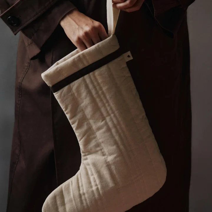 Ferm Living - Vari Christmas stocking, natural