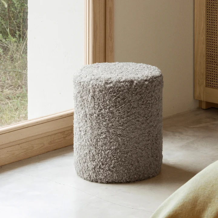 Blomus - Teddy stool, sharkskin