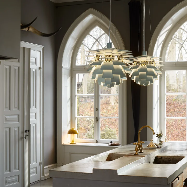 Louis Poulsen - PH Artichoke, dusty green / chrome-plated