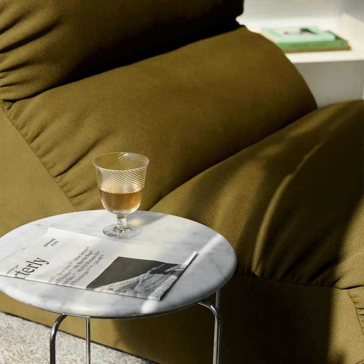 & Tradition - Hi Lo AV54 single module, armchair, green (fabric Kvadrat Mylla 0971)