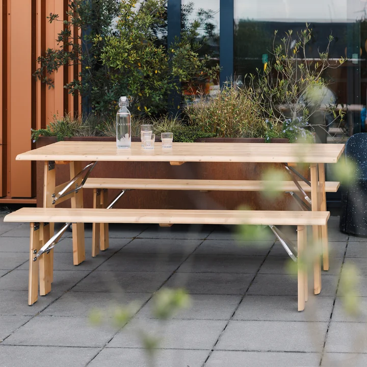 Zuiver - Avenue garden set, natural (3 pcs.)