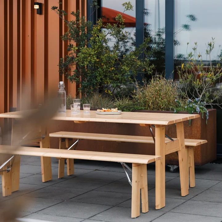 Zuiver - Avenue garden set, natural (3 pcs.)