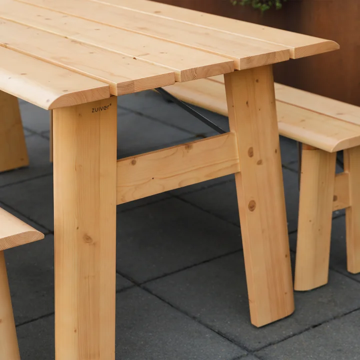 Zuiver - Avenue garden set, natural (3 pcs.)