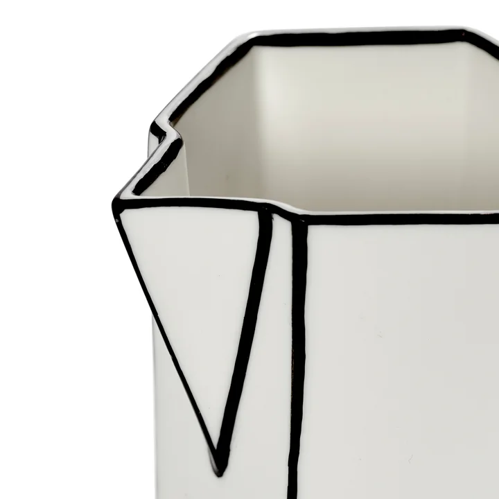 Serax - Carte Blanche Jug, white / black