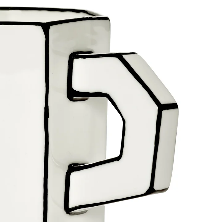 Serax - Carte Blanche Teacup, white / black