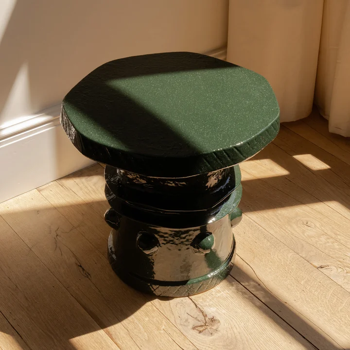 Serax - Clara side table 08, dark green