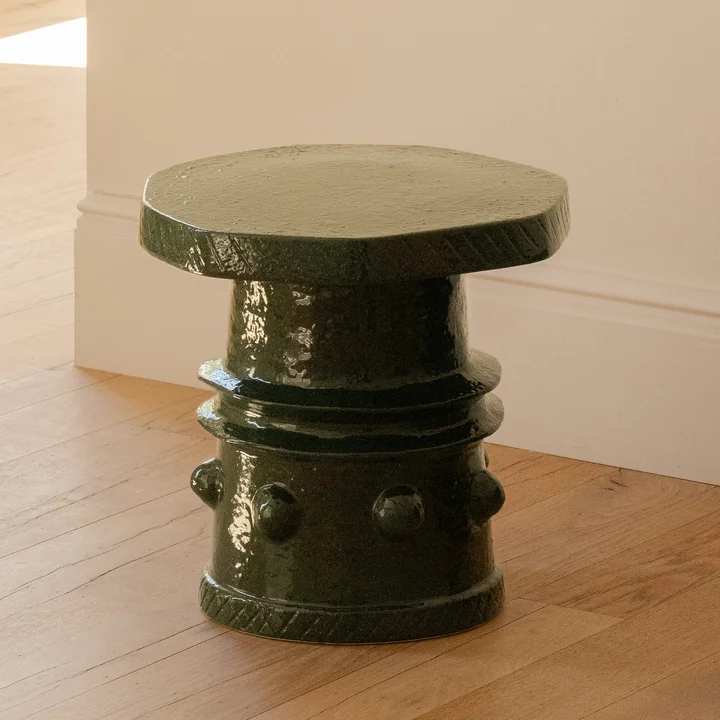 Serax - Clara side table 08, dark green