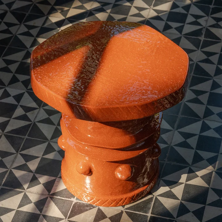 Serax - Clara side table 08, rust