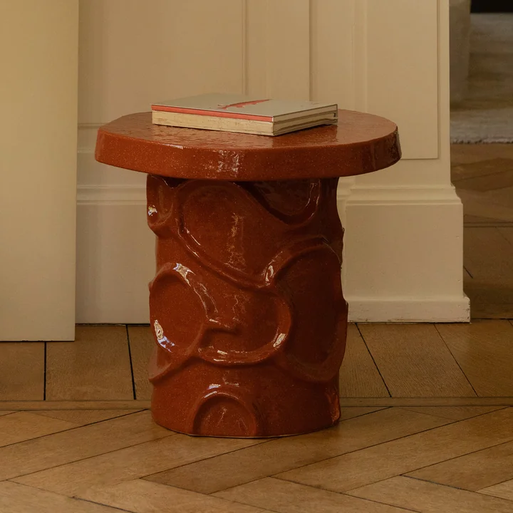 Serax - Mena Side table 07, rust