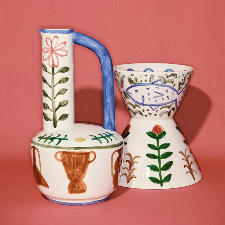 Serax - Santiago de Borja Bijao and Aquaje vase, mix