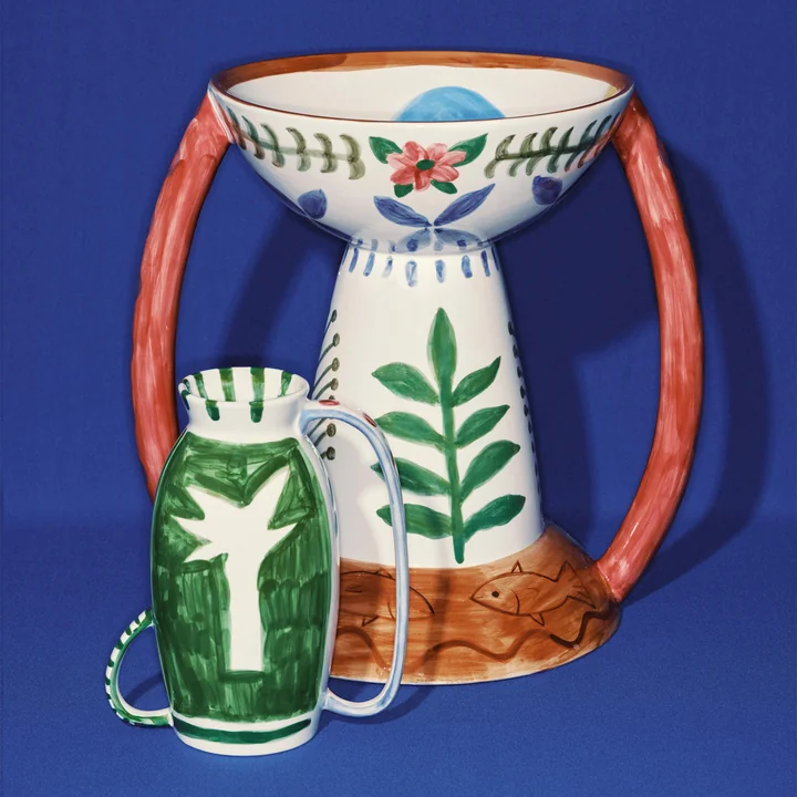 Serax - Santiago de Borja Cocona and Charapita vase, mix