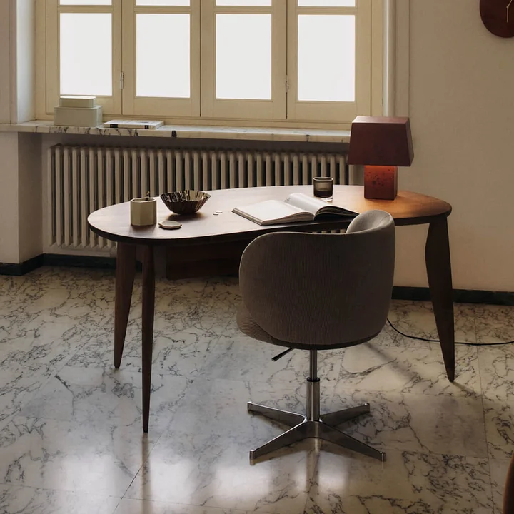 Ferm Living - Feve Dining table, 160 x 86 cm, walnut