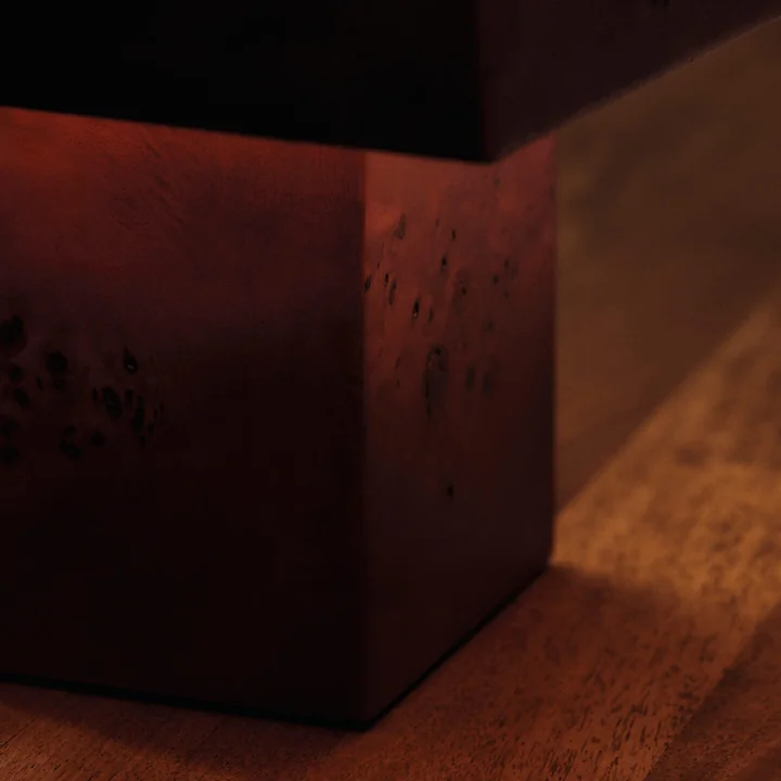 Ferm Living - Burl Table lamp, dark stained