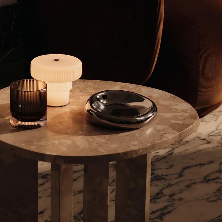 Ferm Living - Bellure bowl, Ø 17 cm, silver