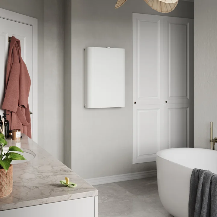 Sebra - Wall-mounted changing table, white