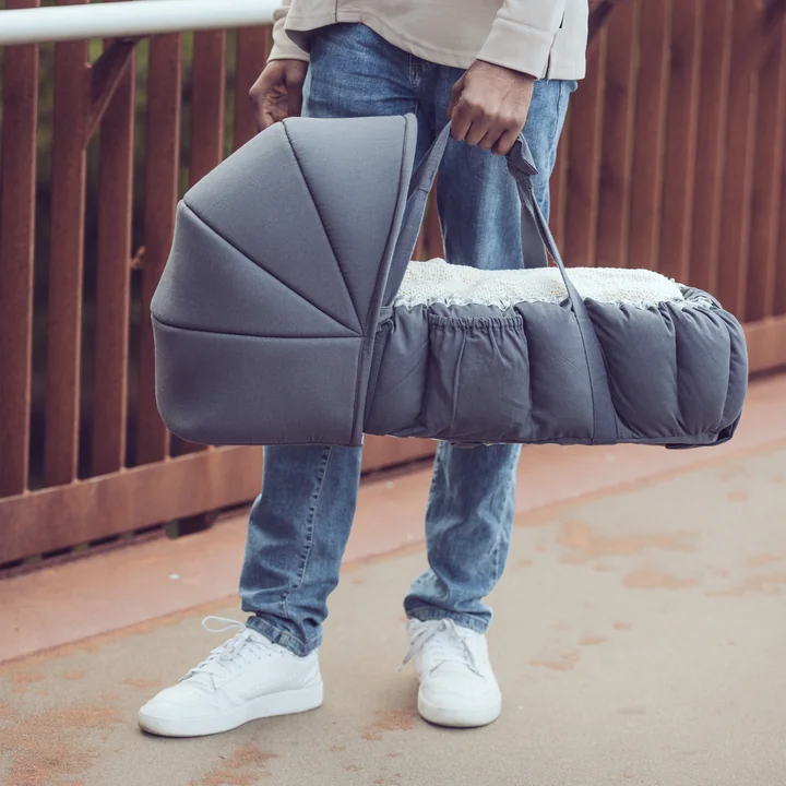 Sebra - Canopy for 3-in-1 baby nest, blue olive