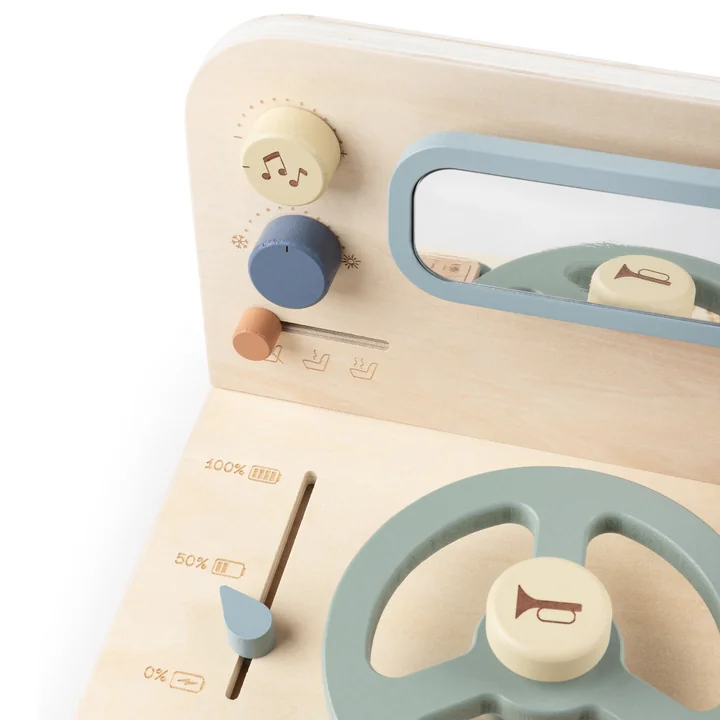 Sebra - Activity board car, multicolored