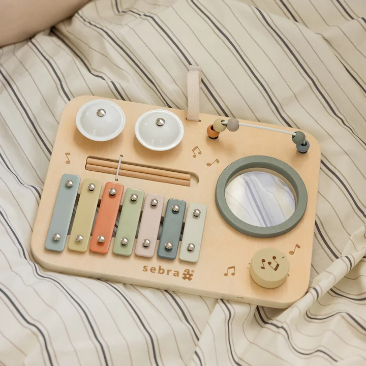Sebra - Activity board music, multicolored