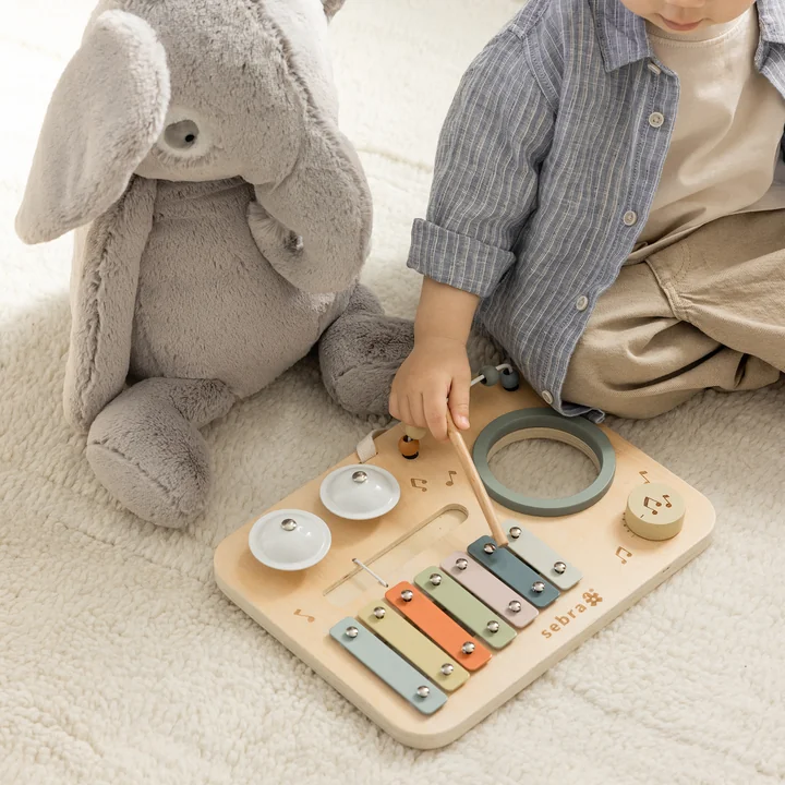 Sebra - Activity board music, multicolored