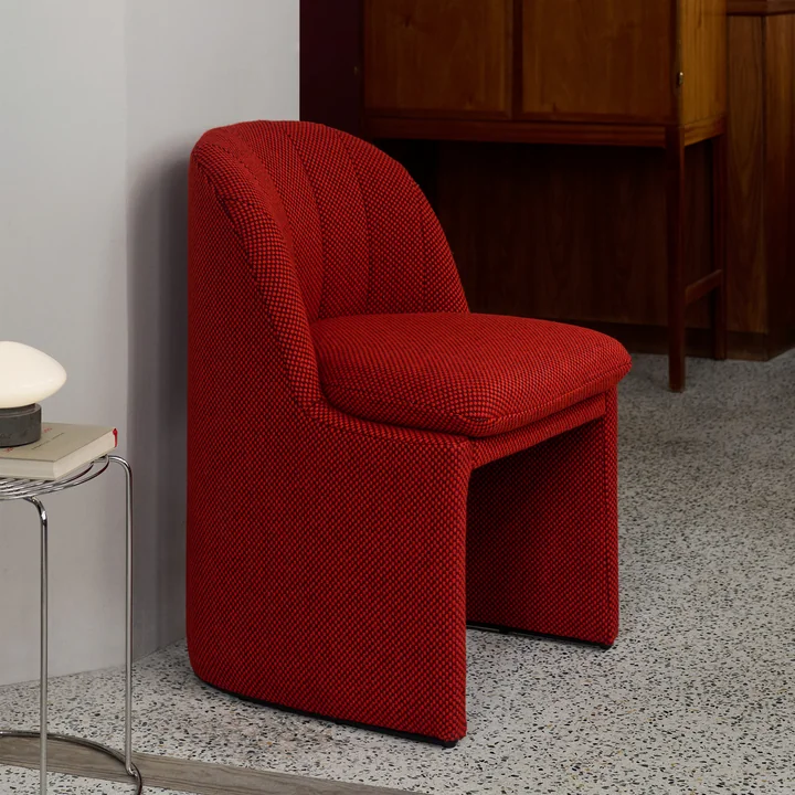& Tradition - Loafer SC106 Dining Chair, red (fabric Kvadrat Sisu 0655)