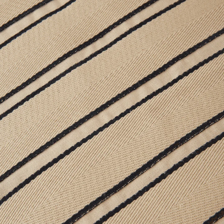 Ferm Living - Twill bolster, 60 cm, cashmere / black