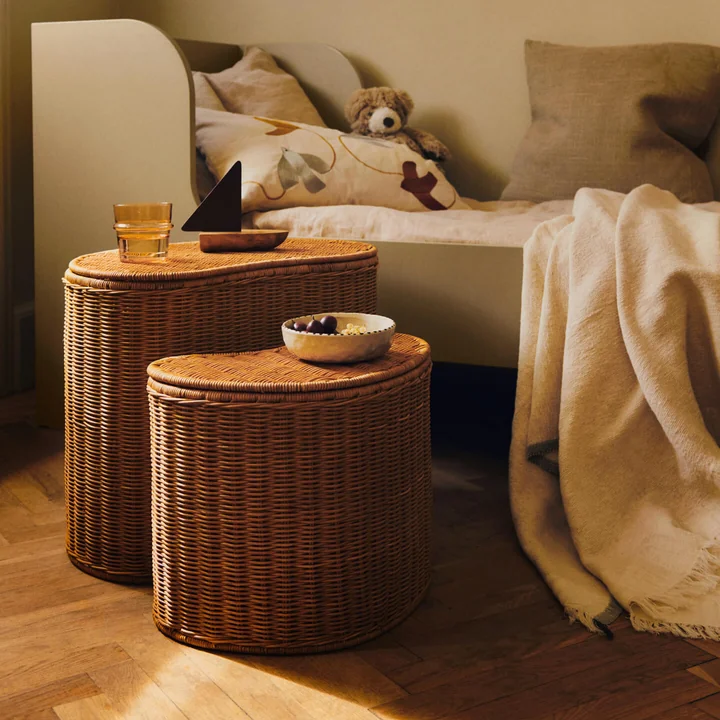 Ferm Living - Willora storage basket, natural (set of 2)