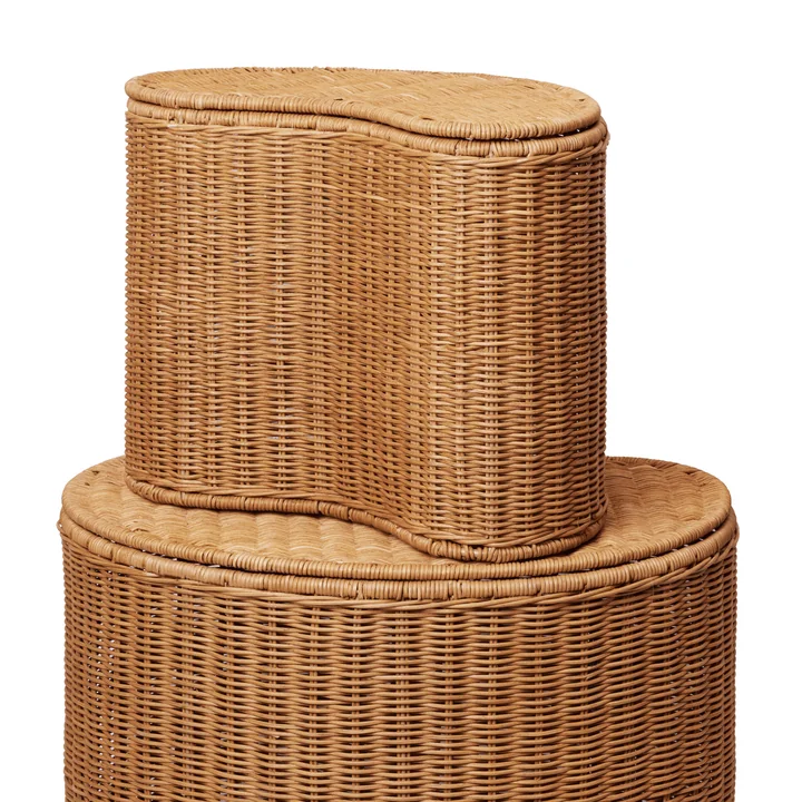 Ferm Living - Willora storage basket, natural (set of 2)