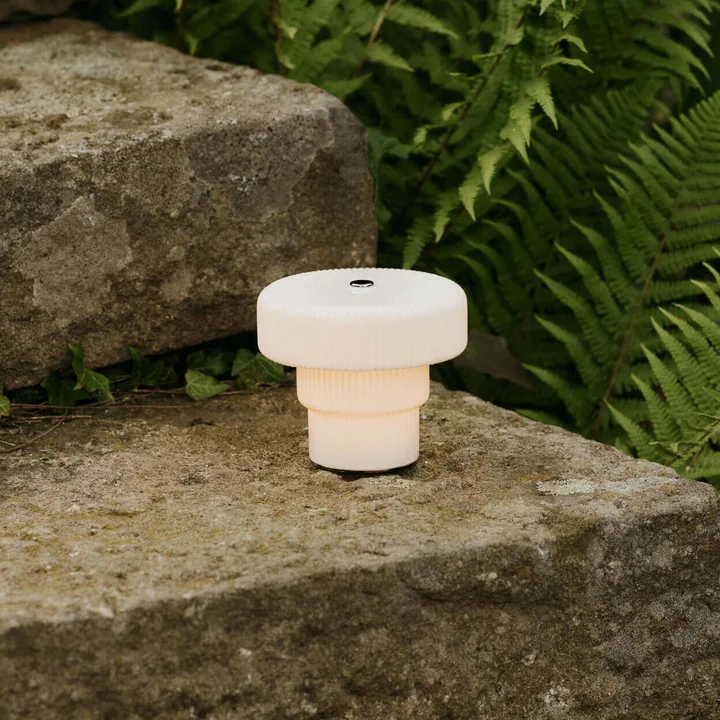 Ferm Living - Ripple LED battery-powered light, white