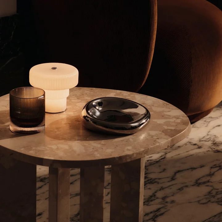 Ferm Living - Ripple LED battery-powered light, white