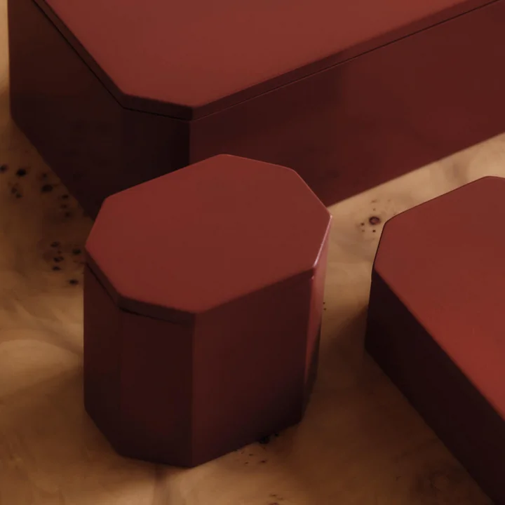 Ferm Living - Nova Storage box, 10 x 7.5 cm, picante red